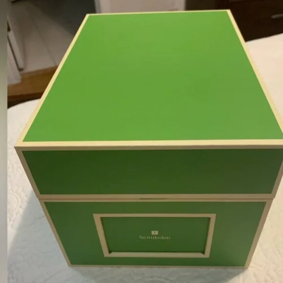 3 Semikolon CD/Photos Box Lime  - set of 3 matching boxes - Picture 4 of 13